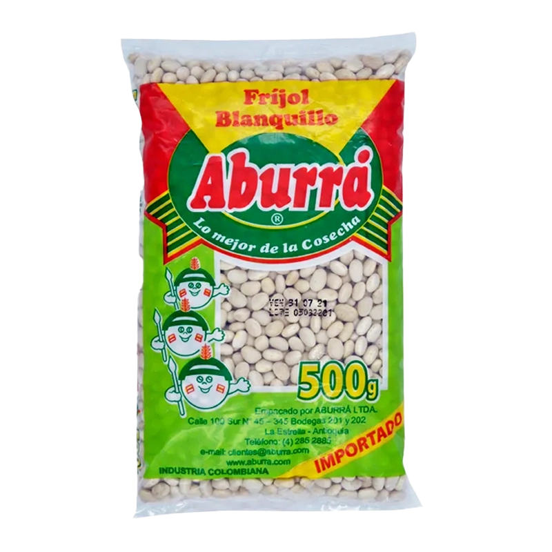 FRIJOL BLANQUILLO ABURRA X 500 GR